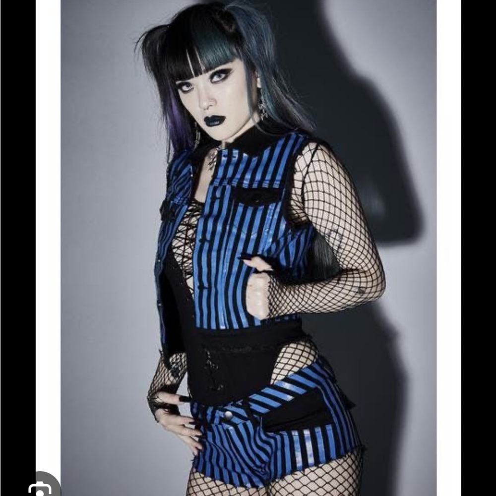WIDOW — Blue/Black Vest
